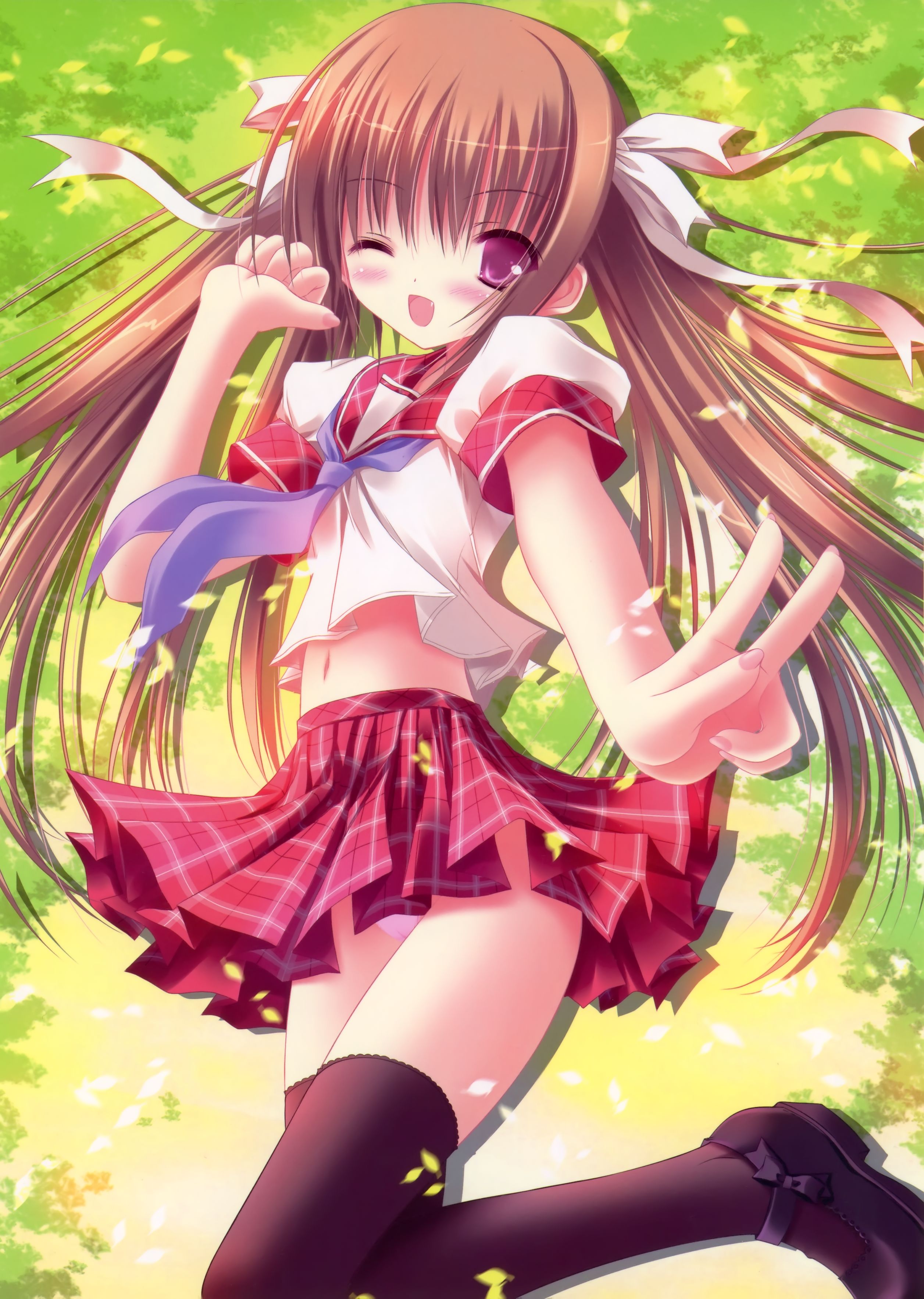 moe 114908 pantsu seifuku thighhighs tinkerbell tinkle.jpg